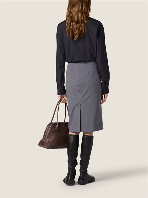 Camicia in popeline stretch MIU MIU | MK20616472F0002
